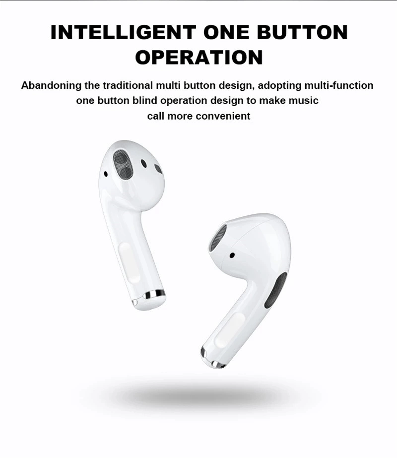 Mini PRO4 Tws Wireless Headphones Bluetooth 5.0 Earphone Touch Control Rename GPS Earbuds Sport Headset for iPhone Android Mobile