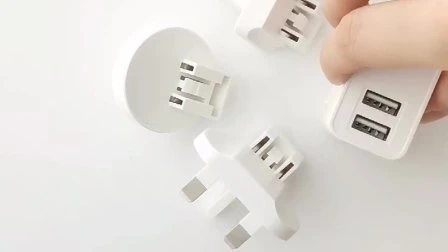 5V 2.4A EU Plug Красивый дизайн Зарядное устройство для мобильного сотового телефона 5V 2A USB настенное зарядное устройство 5V 3.1A USB адаптер для мобильного телефона для быстрого перемещения QC3.0 Зарядное устройство для мобильного телефона CE UL CCC